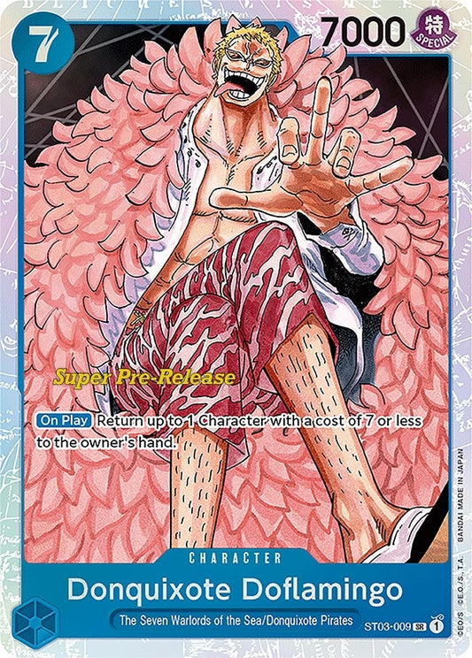 Image for Donquixote Doflamingo (ST03-009) (ST-03 PRE) - One Piece Card Game