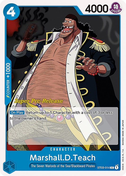 Image for Marshall.D.Teach (ST03-014) (ST-03 PRE) - One Piece Card Game