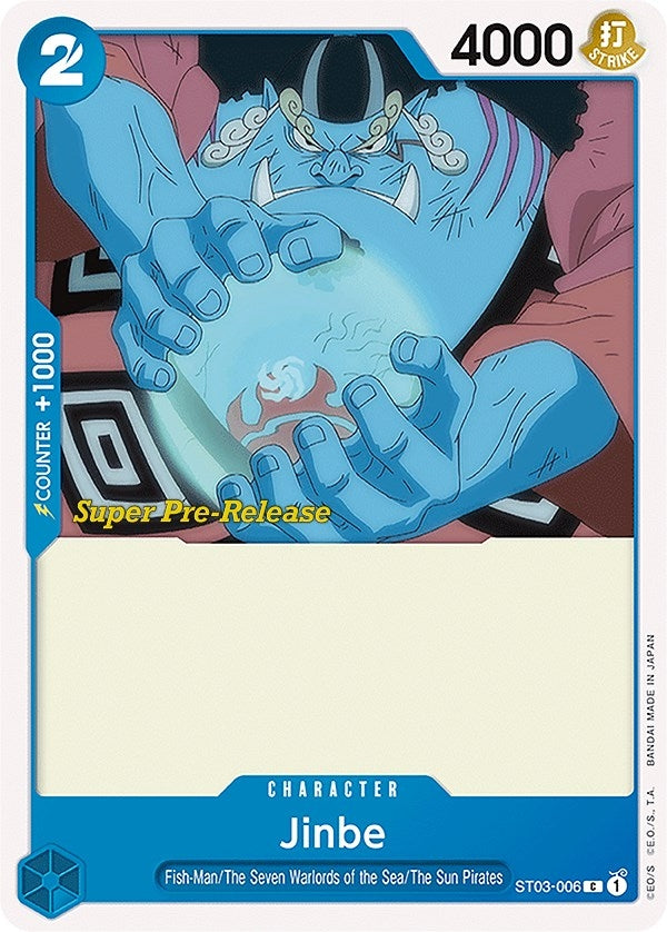 Image for Jinbe (ST03-006) (ST-03 PRE) - One Piece Card Game