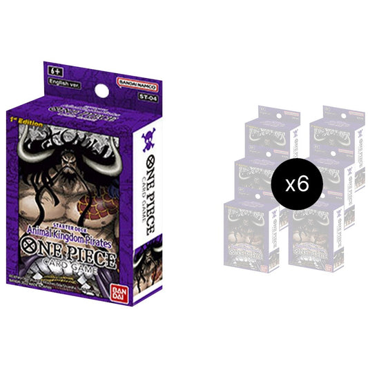 Image for Super Pre-Release Starter Deck 4: Animal Kingdom Pirates Display - One Piece Card Game