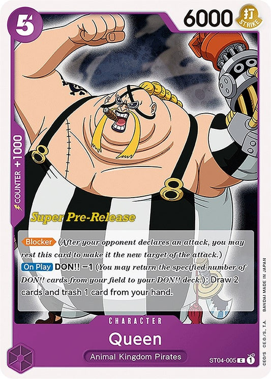 Image for Queen (ST04-005) (ST-04 PRE) - One Piece Card Game