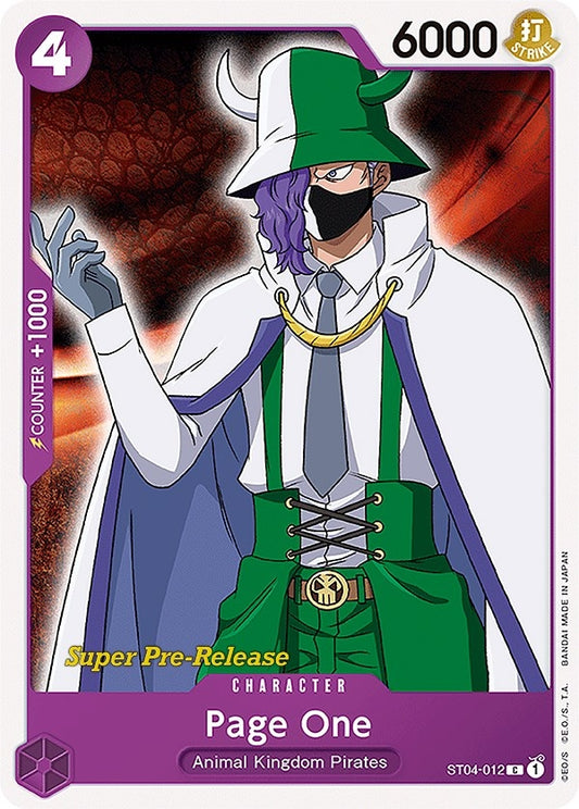 Image for Page One (ST04-012) (ST-04 PRE) - One Piece Card Game