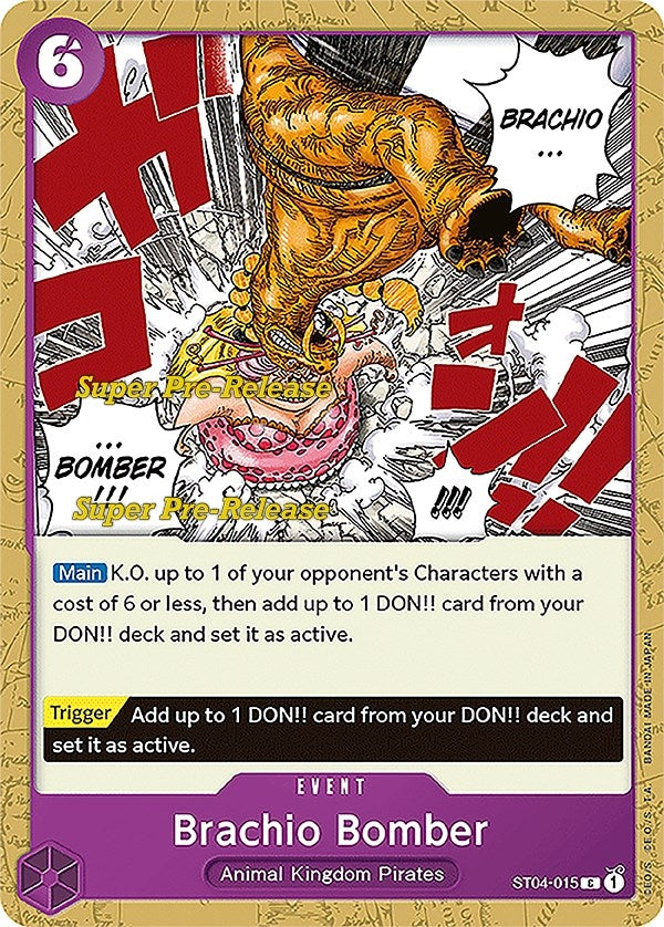 Image for Brachio Bomber (ST04-015) (ST-04 PRE) - One Piece Card Game