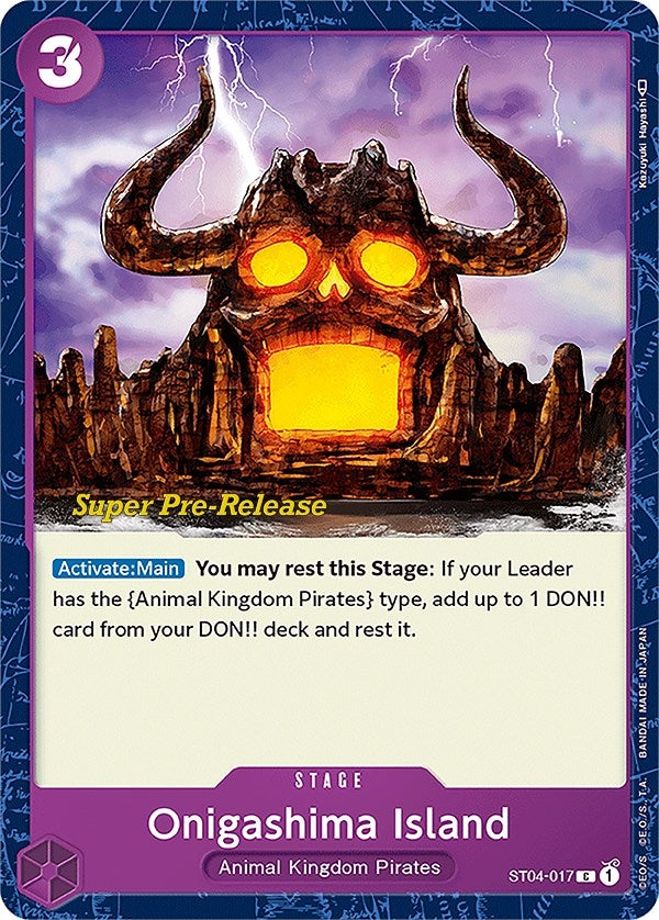 Image for Onigashima Island (ST04-017) (ST-04 PRE) - One Piece Card Game