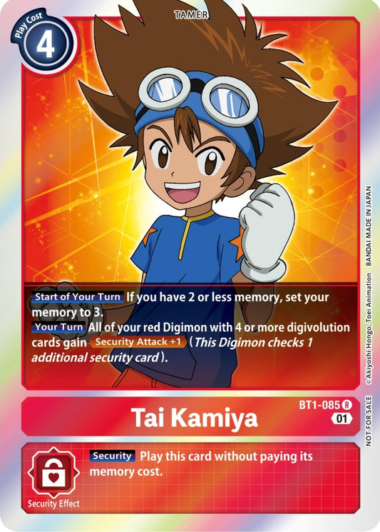 Image for Tai Kamiya - BT1-085 (ST-11 Special Entry Pack) (BT1-085 R) (BT01-03A) - Digimon Card Game