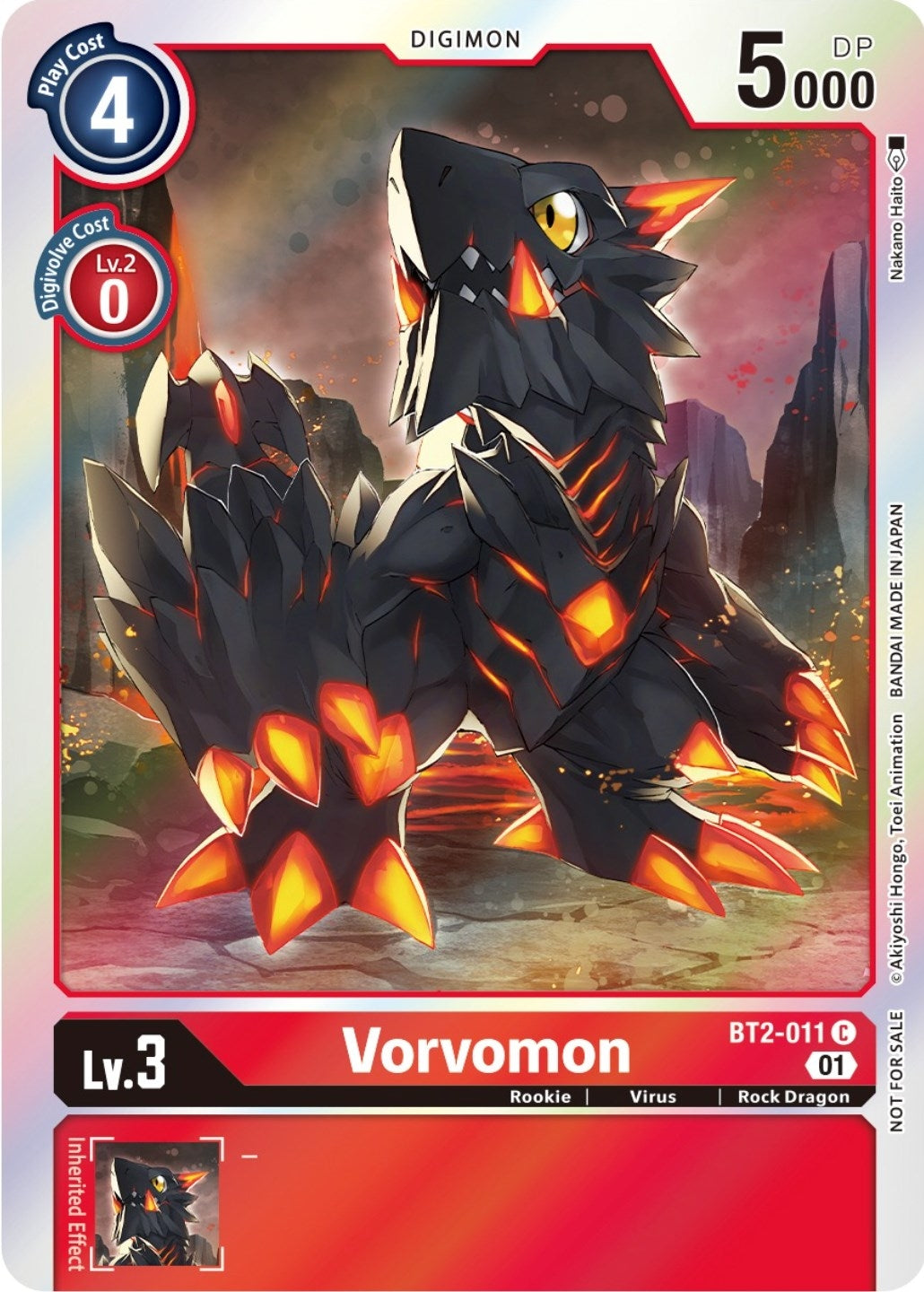 Image for Vorvomon (ST-11 Special Entry Pack) (BT2-011 C) (BT01-03A) - Digimon Card Game