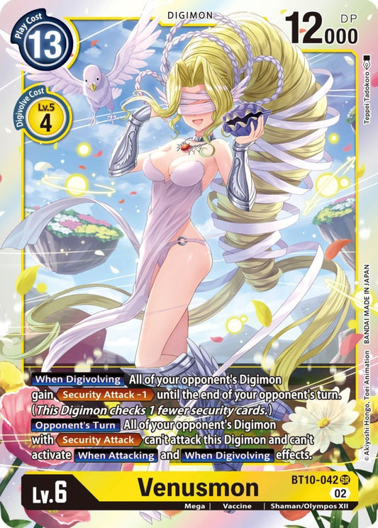 Image for Venusmon (BT10-042 SR) (BT10) - Digimon Card Game