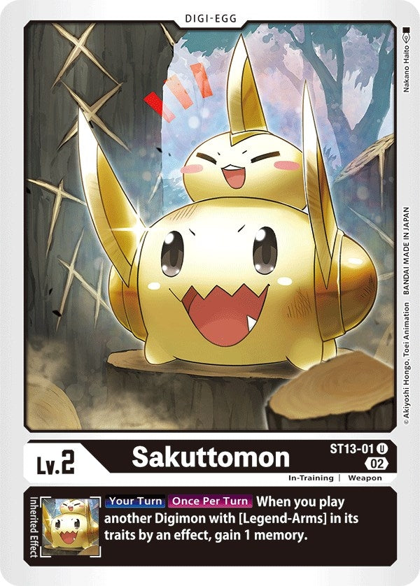 Image for Sakuttomon (ST13-01 U) (ST-13) - Digimon Card Game