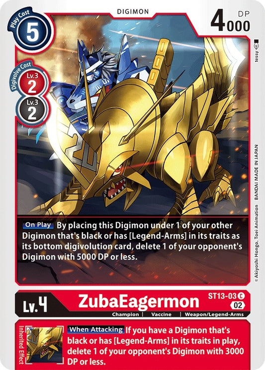 Image for ZubaEagermon (ST13-03 C) (ST-13) - Digimon Card Game