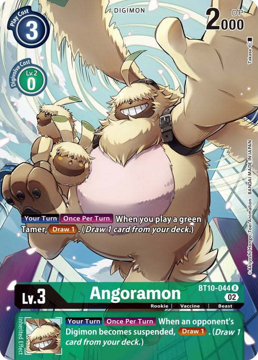 Image for Angoramon (Alternate Art) (BT10-044 R) (BT10) - Digimon Card Game