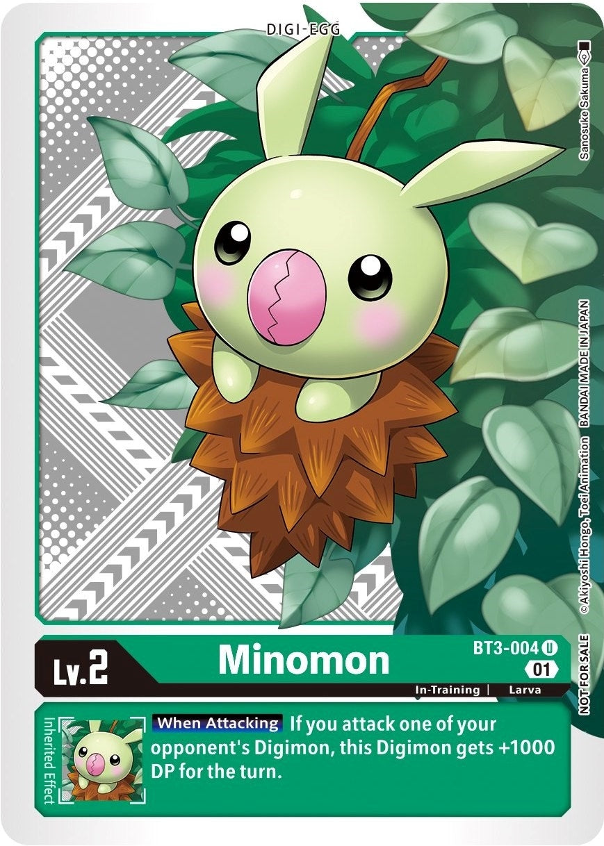 Image for Minomon (Winner Pack Xros Encounter) (BT3-004 U) (BT01-03B) - Digimon Card Game