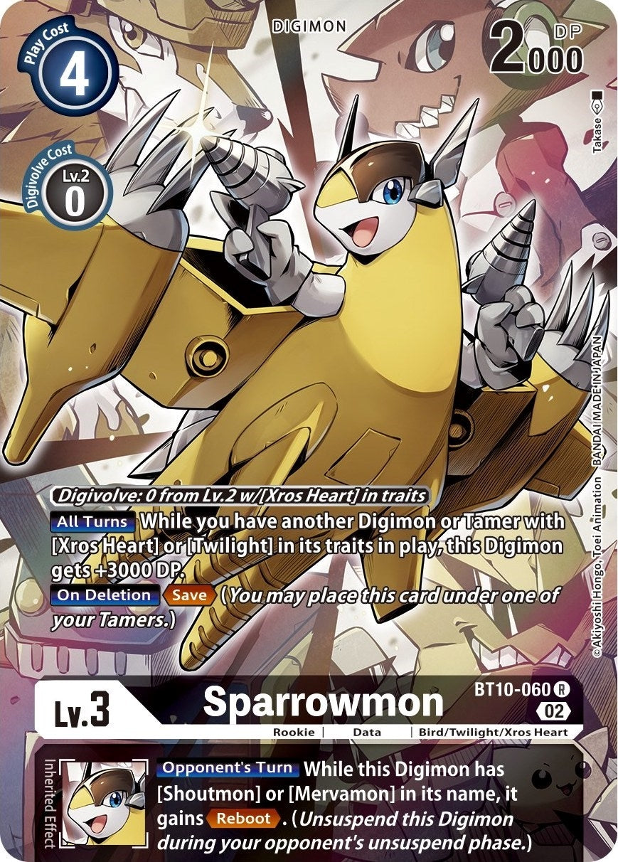 Image for Sparrowmon (Alternate Art) (BT10-060 R) (BT10) - Digimon Card Game