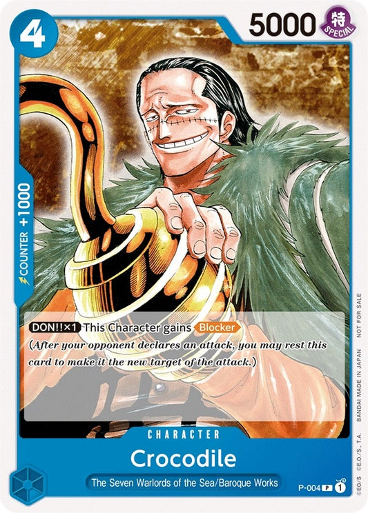 Image for Crocodile (Promotion Pack 2022) (P-004) (OP-PR) - One Piece Card Game
