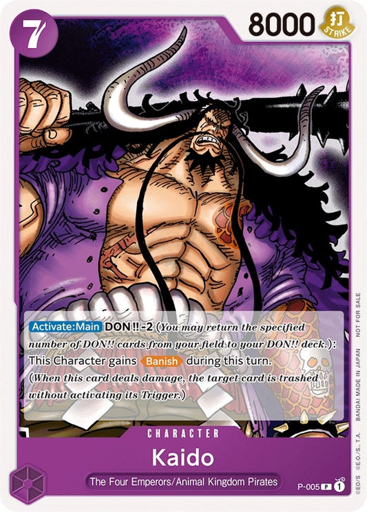 Image for Kaido (Promotion Pack 2022) (P-005) (OP-PR) - One Piece Card Game