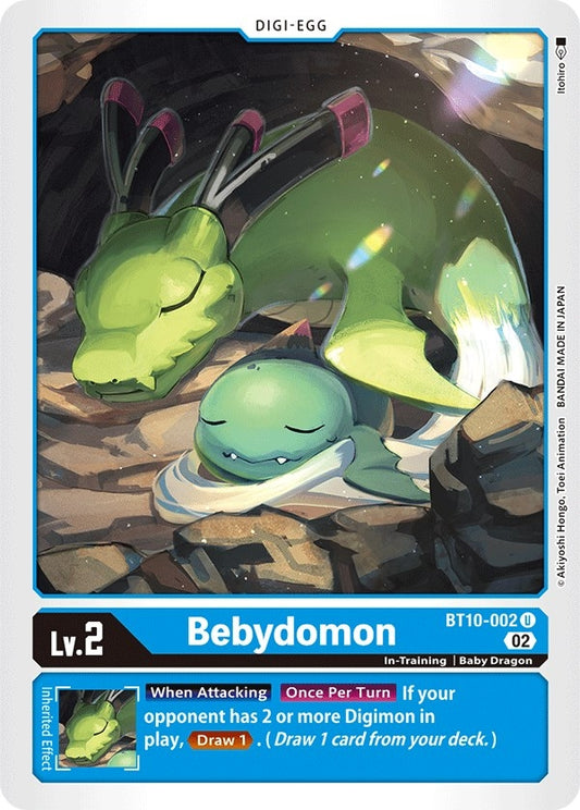 Image for Bebydomon (BT10-002 U) (BT10) - Digimon Card Game