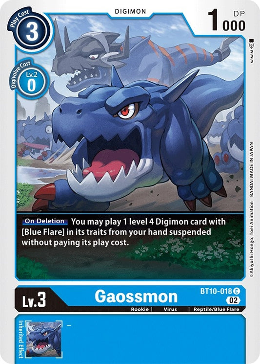 Image for Gaossmon (BT10-018 C) (BT10) - Digimon Card Game