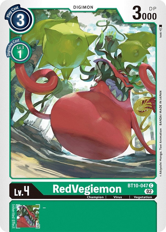 Image for RedVegiemon (BT10-047 C) (BT10) - Digimon Card Game
