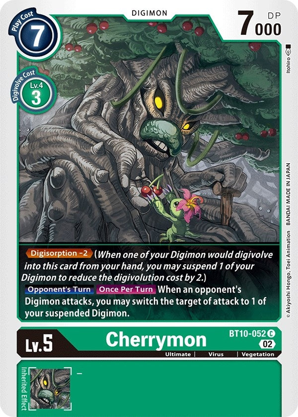 Image for Cherrymon (BT10-052 C) (BT10) - Digimon Card Game