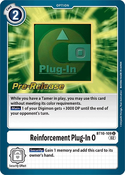 Image for Reinforcement Plug-In 0 (BT10-109 U) (BT10_PR) - Digimon Card Game