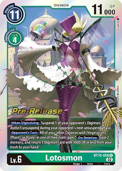 Image for Lotosmon (BT10-056 R) (BT10_PR) - Digimon Card Game