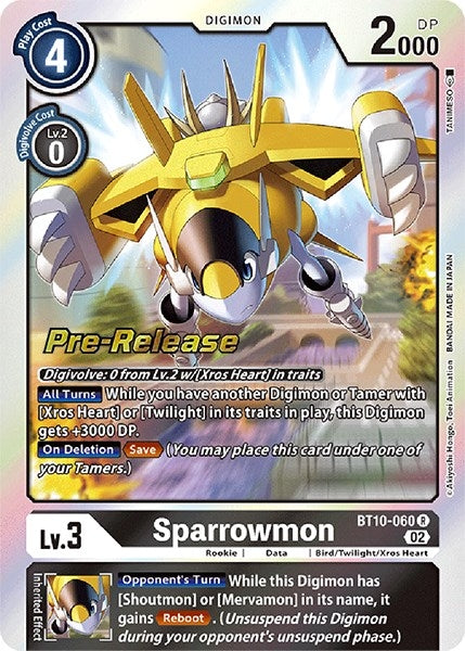 Image for Sparrowmon (BT10-060 R) (BT10_PR) - Digimon Card Game