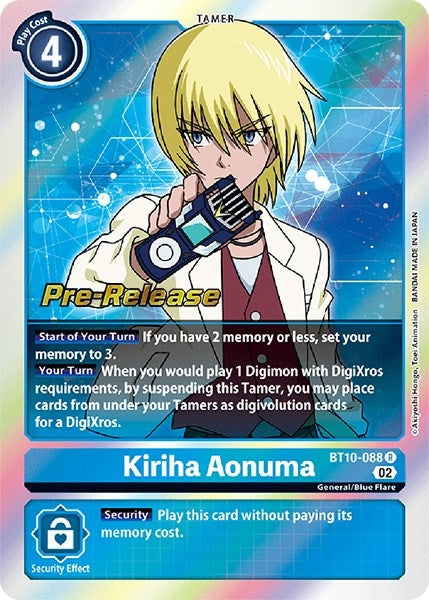 Image for Kiriha Aonuma (BT10-088 R) (BT10_PR) - Digimon Card Game