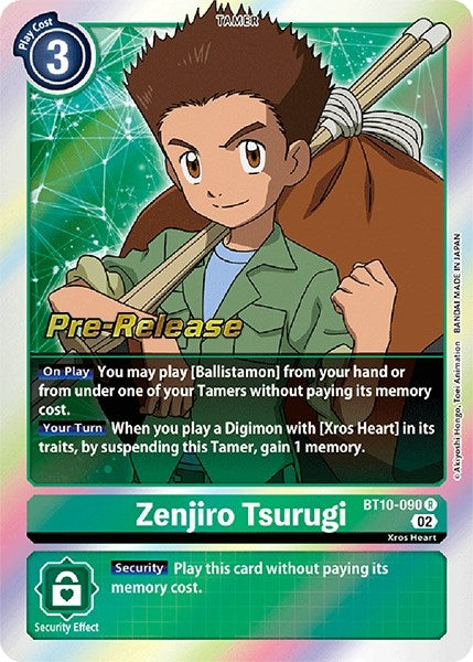 Image for Zenjiro Tsurugi (BT10-090 R) (BT10_PR) - Digimon Card Game