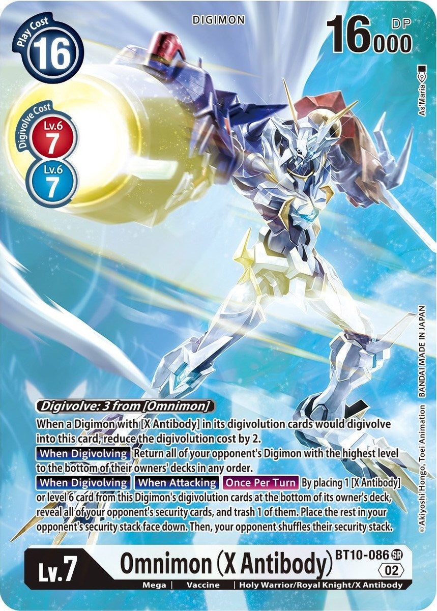 Image for Omnimon (X Antibody) (Alternate Art) (BT10-086 SR) (BT10) - Digimon Card Game