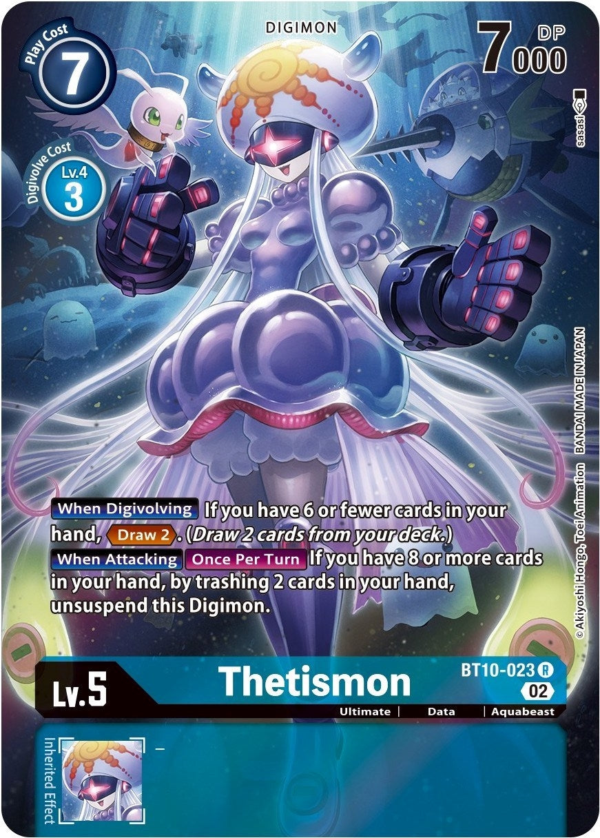 Image for Thetismon (Alternate Art) (BT10-023 R) (BT10) - Digimon Card Game
