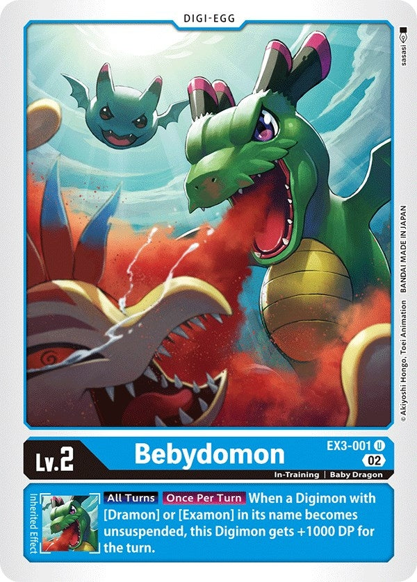 Image for Bebydomon (EX3-001 U) (EX03) - Digimon Card Game