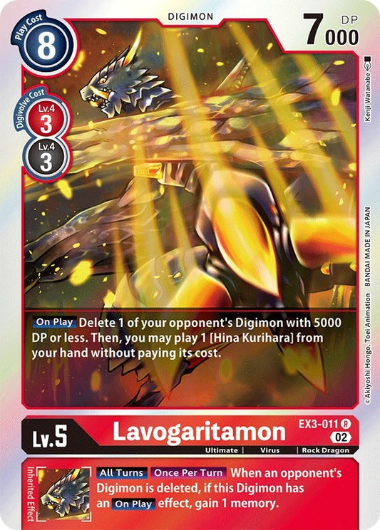 Image for Lavogaritamon (EX3-011 R) (EX03) - Digimon Card Game