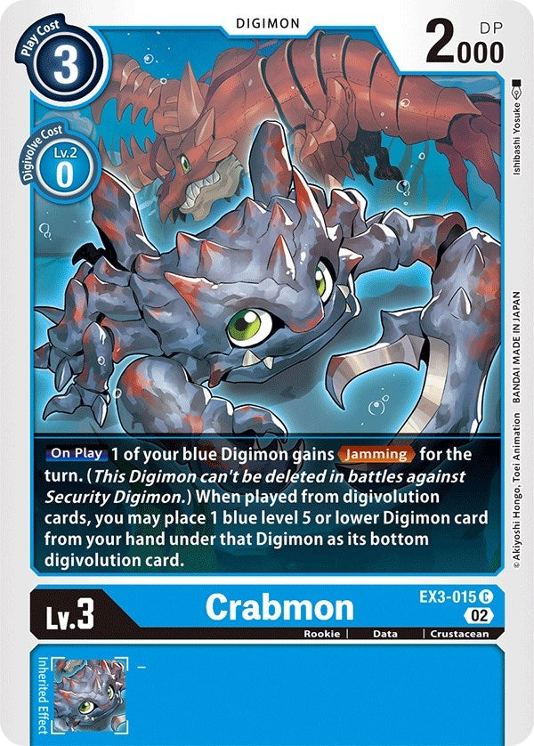 Image for Crabmon (EX3-015 C) (EX03) - Digimon Card Game