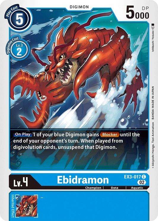 Image for Ebidramon (EX3-017 C) (EX03) - Digimon Card Game