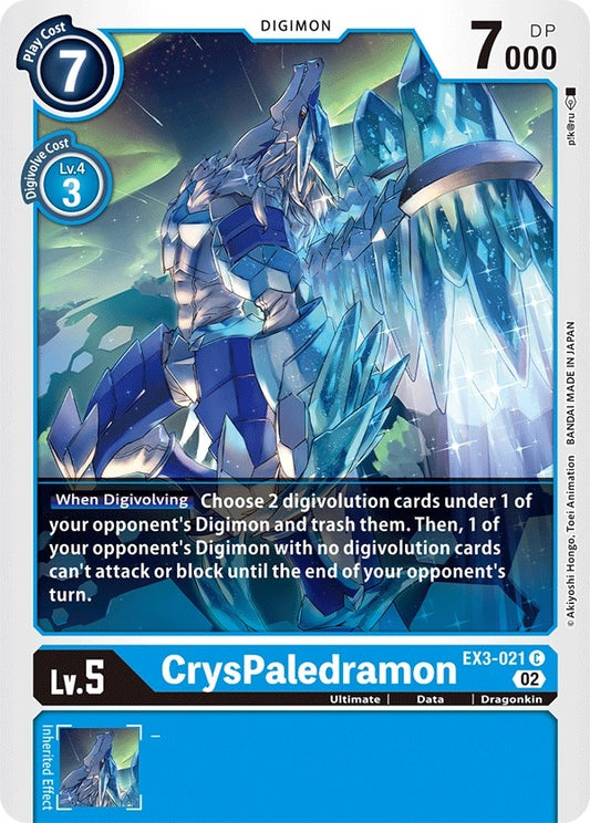 Image for CrysPaledramon (EX3-021 C) (EX03) - Digimon Card Game