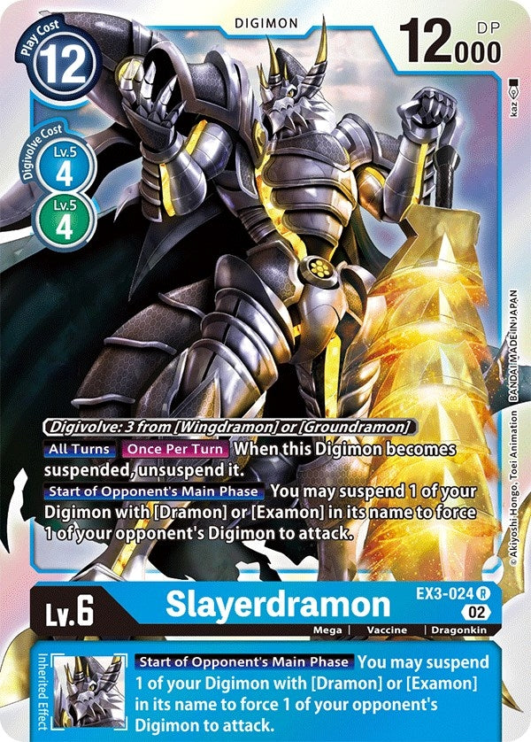 Image for Slayerdramon (EX3-024 R) (EX03) - Digimon Card Game