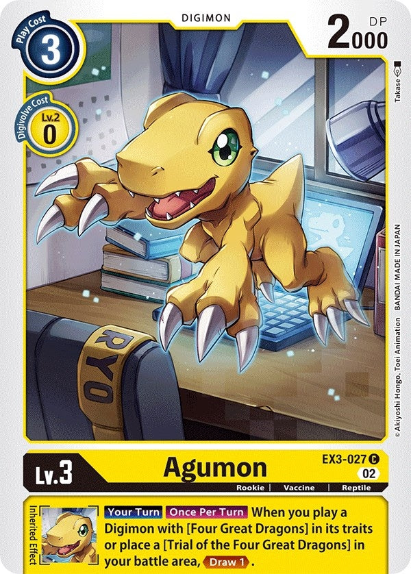 Image for Agumon (EX3-027 C) (EX03) - Digimon Card Game