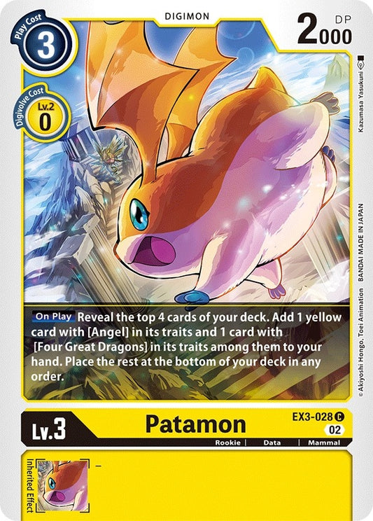 Image for Patamon (EX3-028 C) (EX03) - Digimon Card Game