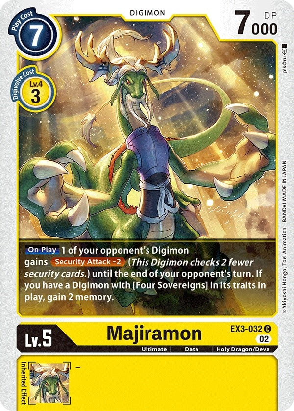 Image for Majiramon (EX3-032 C) (EX03) - Digimon Card Game