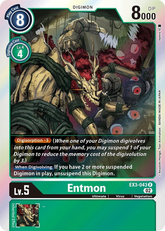 Image for Entmon (EX3-043 R) (EX03) - Digimon Card Game