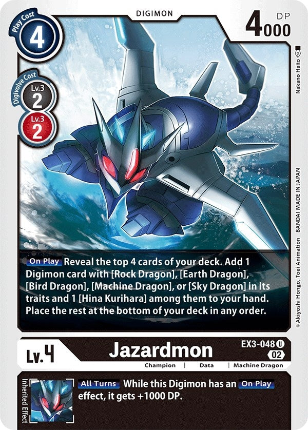 Image for Jazardmon (EX3-048 U) (EX03) - Digimon Card Game