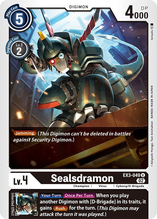 Image for Sealsdramon (EX3-049 U) (EX03) - Digimon Card Game