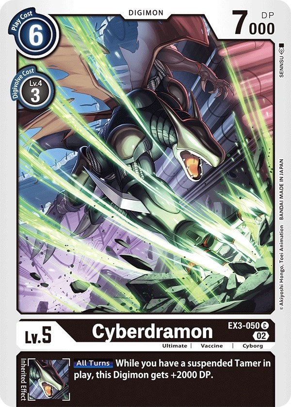 Image for Cyberdramon (EX3-050 C) (EX03) - Digimon Card Game