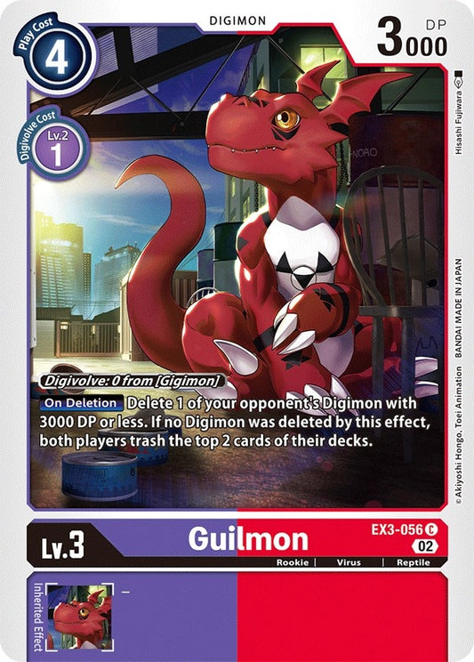 Image for Guilmon (EX3-056 C) (EX03) - Digimon Card Game