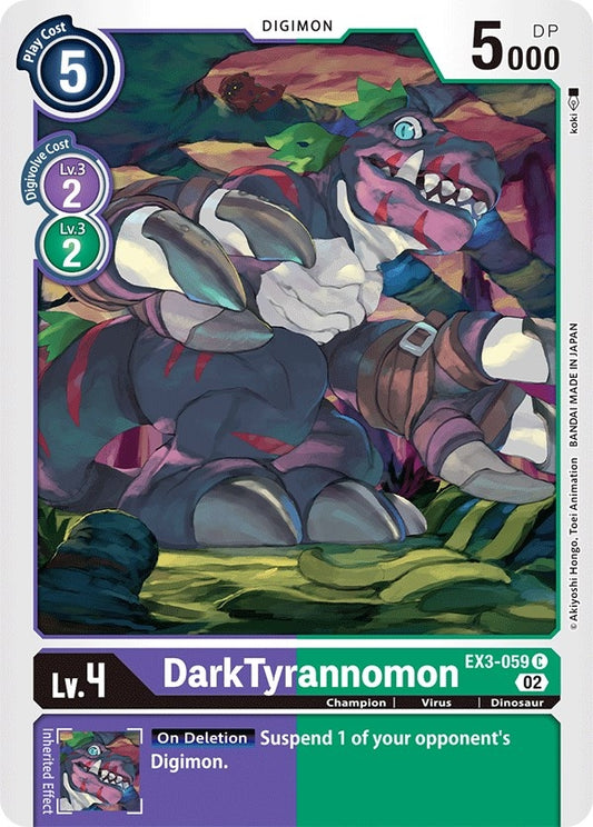 Image for DarkTyrannomon (EX3-059 C) (EX03) - Digimon Card Game