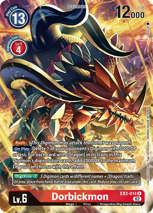 Image for Dorbickmon (Alternate Art) (EX3-014 R) (EX03) - Digimon Card Game
