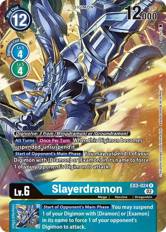 Image for Slayerdramon (Alternate Art) (EX3-024 R) (EX03) - Digimon Card Game