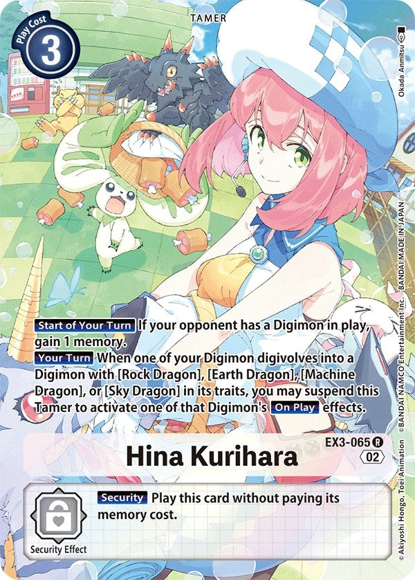 Image for Hina Kurihara (Alternate Art) (EX3-065 R) (EX03) - Digimon Card Game