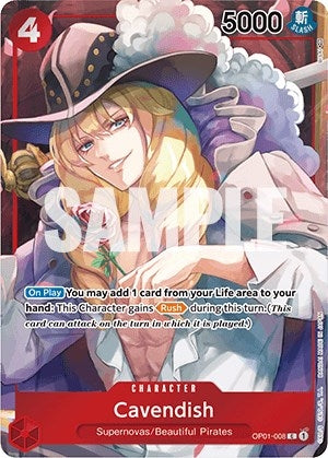 Image for Cavendish (Box Topper) (OP01-008) (OP01) - One Piece Card Game