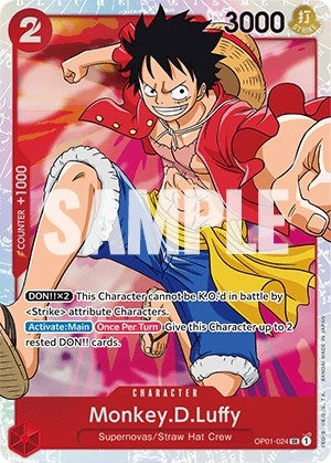 Image for Monkey.D.Luffy (024) (OP01-024) (OP01) - One Piece Card Game