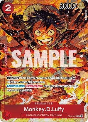 Image for Monkey.D.Luffy (024) (Parallel) (OP01-024) (OP01) - One Piece Card Game